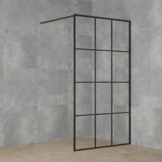 Душевая перегородка Paini PAINI-WalkIN110G 110см решётка чёрный